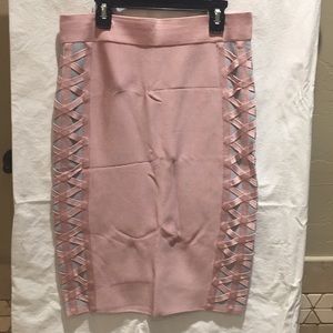 Venus Bodycon Pink Skirt